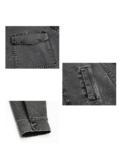 Denim Hoodie Jacket